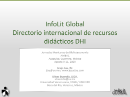 InfoLit Global Directorio internacional de recursos