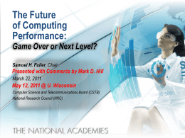 The Futureof ComputingPerformance: