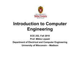 Assembly Language - University of Wisconsin–Madison