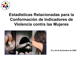 Diapositiva 1 - Instituto Nacional de las Mujeres