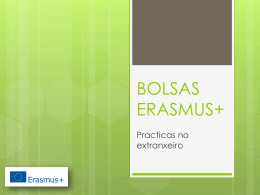 BOLSAS ERASMUS+