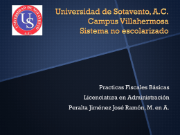 Universidad de Sotavento, A.C. Campus Villahermosa …