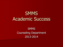 Academic Success - San Marcos Unified School District