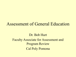 Assessment of General Education