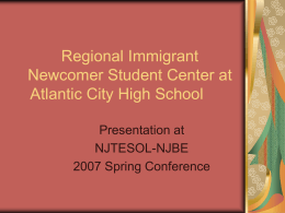 Regional Immigrant Newcomer Student Center at Atlantic