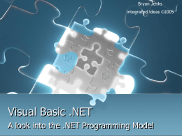 Visual Basic .NET - Florida Institute of Technology