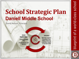 School Strategic Plan Presentation