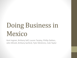 Mexican Economy - Texas Tech University