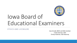 Iowa Board of Educational Examiners