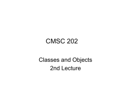CMSC 202 - Computer Science and Electrical Engineering