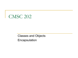 CMSC 202 - Computer Science and Electrical Engineering