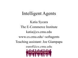 Intelligent agents