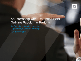 Deutsche Bank screenshow template