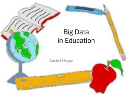 Data-Driven Education