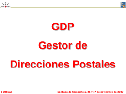 Gestor de Direcciones Postales.GDP