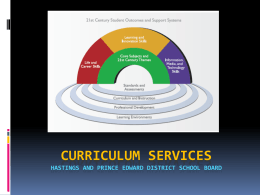 Curriculum services - HPESCHOOLS