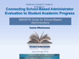 Connecting School-Based Administrator Evaluation to