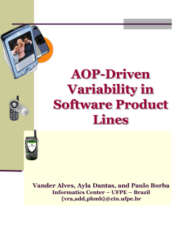 Feature Variation for Product Lines in Pervasive Computing