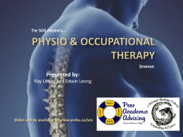 Physio & Occupational Therapy