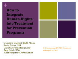 How to Integrate Human Rights into Treatment for