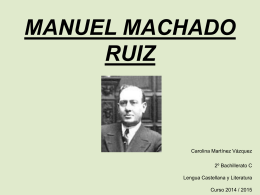 MANUEL MACHADO