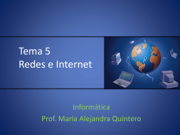 Tema 5. Redes e Internet