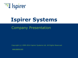 Ispirer Systems Ltd.