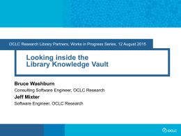 Looking Inside the Library Knowledge Vault