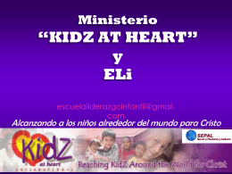KIDZ AT HEART” - MINISTERIO INFANTIL ARCOIRIS