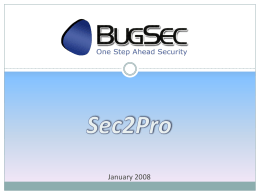 BugSec Profile