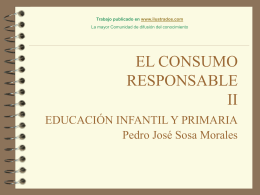 Monografias : El consumo responsable II
