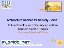 Security Architectures, POLA and Capabilities