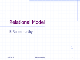 Relational Model - Binus University