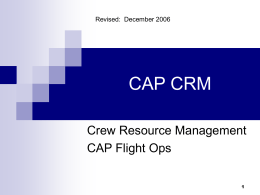 CAP and CRM