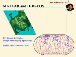 1997 MATLAB Conference PowerPoint Template - HDF-EOS