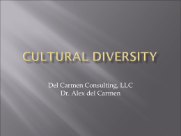 Cultural Diversity - Home NE Tarrant County Training