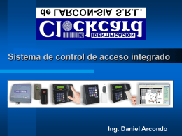 Sistema ClockCard de Control de Acceso Integrado