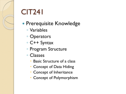 CIT241 - College of Lake County