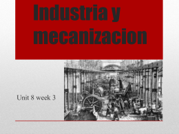 Industry and Mechanization