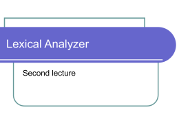 Lexical Analyzer - Al