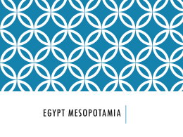 Egypt Mesopotamia