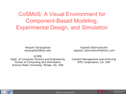 CoSMoS: A Visual Environment for Component