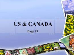 US & CANADA - Mrs. Davis' World Geography