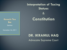 Karachi Tax Bar