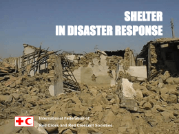 Shelter in disaster response - IFRC.org
