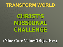 The Strategic “Mission Focuses” of Every Home for Christ