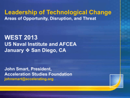 Leadership of Technological Change