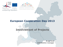 European Cooperation Day 2012 with Estonia