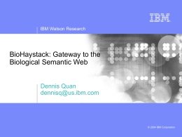 Haystack and the Semantic Web