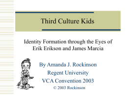 Third Culture Kids - Amanda Rockinson